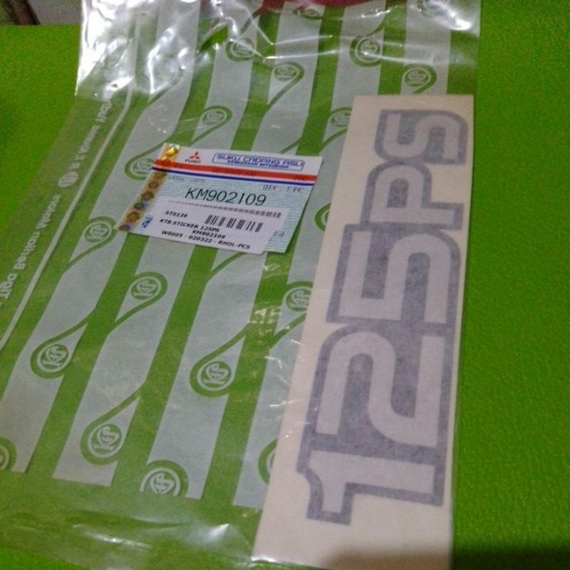 stiker 125ps buat canter ori