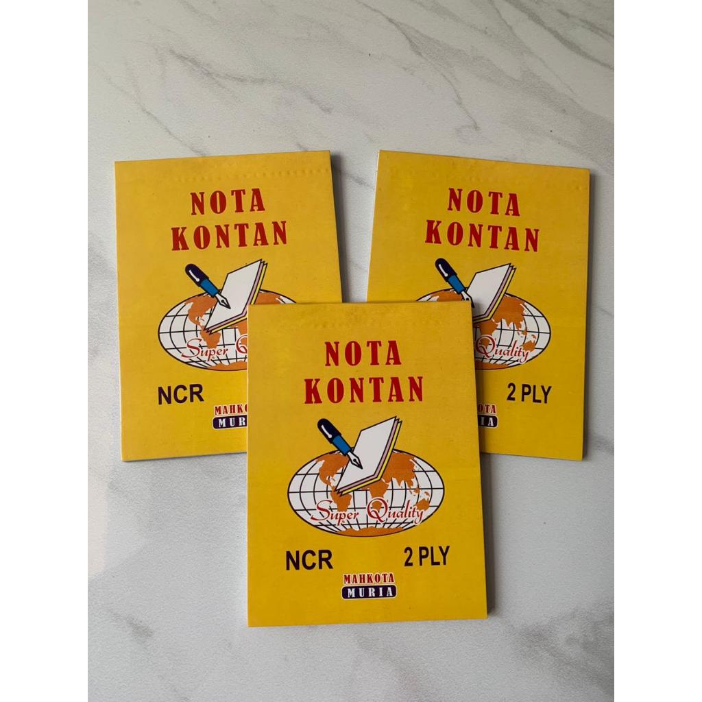 

NOTA NCR 2PLY UKURAN 10 X 13,5 CM, NOTA KECIL