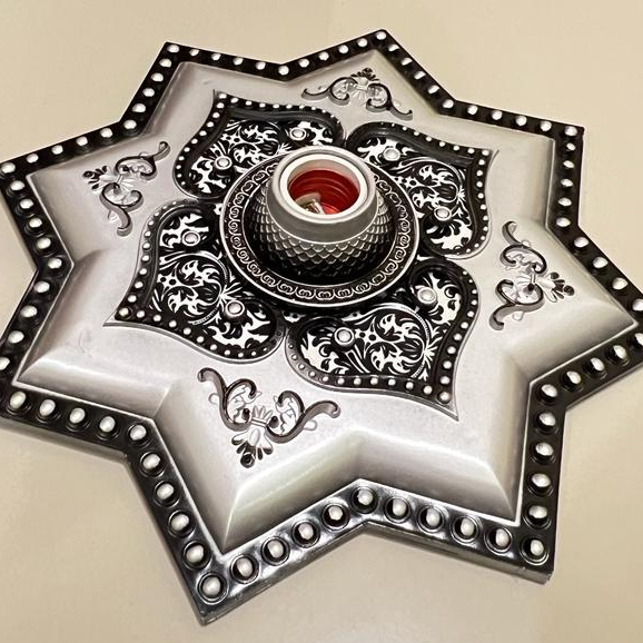 VICON FITTING LAMPU ORNAMEN/ Ornamen lampu/fitting lampu hias ornamen 30X30