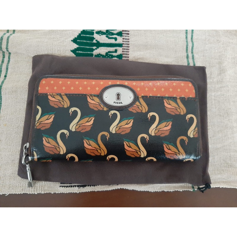 Dompet fossil Preloved Second seri keyper