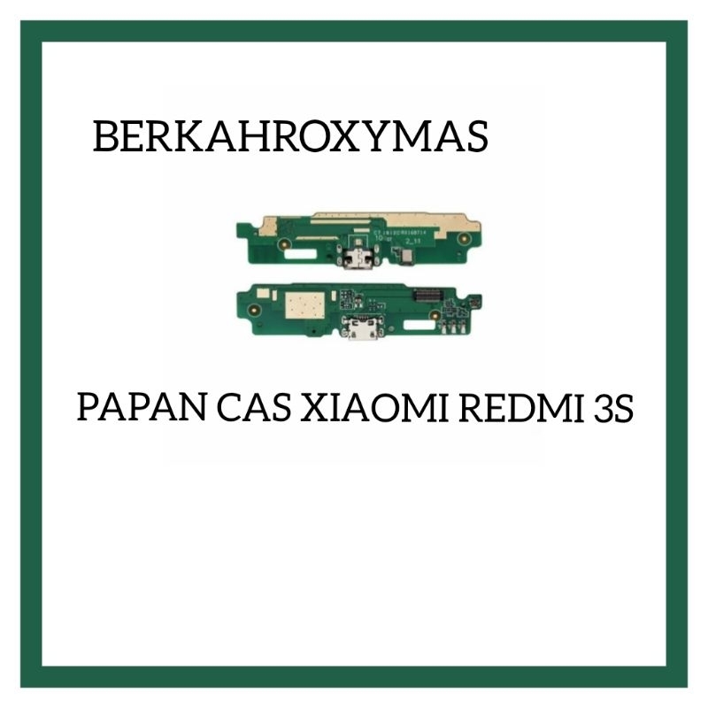 BOARD PAPAN CAS KONEKTOR CONEKTOR CHARGER XIAOMI REDMI 3S PLUG IN MIC ORIGINAL