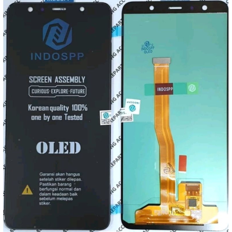 LCD TOUCHSCREEN SAMSUNG GALAXY A7 2018 A750 INDOSPP OLED BIG TIPIS PRESISI ORIGINAL
