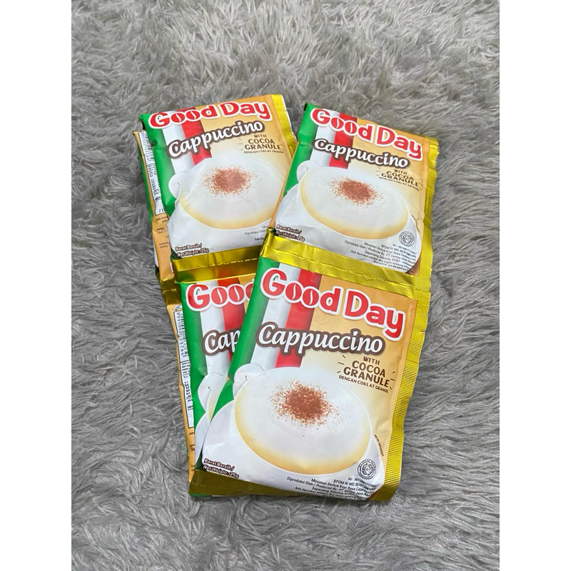 

good day cappucino renteng isi 10pcs 25gr