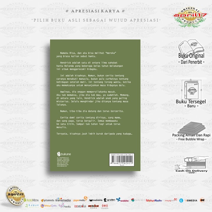 HJK NOVEL HENDRICK - Penulis: Risa Saraswati , Penerbit: Bukune