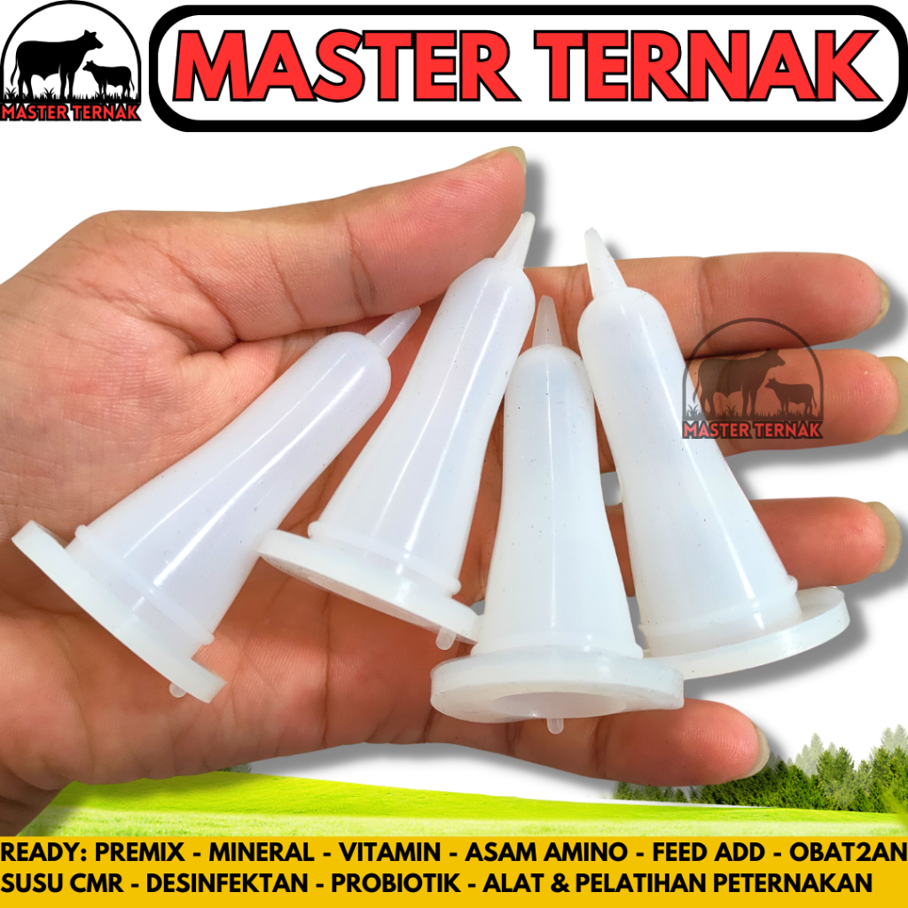 DOT CEMPE SILIKON PUTIH - Cocok Untuk Cempe Kambing Domba - Dot Cempe - Dot anak kambing - Dot Kambi