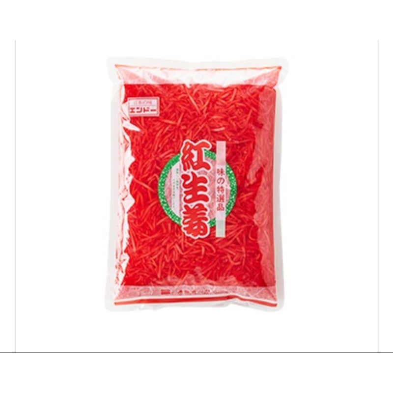 

ENDO Shokuhin Benishoga Sengiri 1KG Acar jahe merah