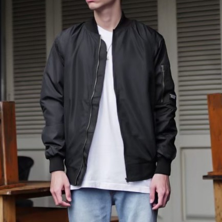 Jaket Bomber Pria Taslan / Jacket Bomber Pria / Jacket Bomber Basic / Jaket Bomber Premium
