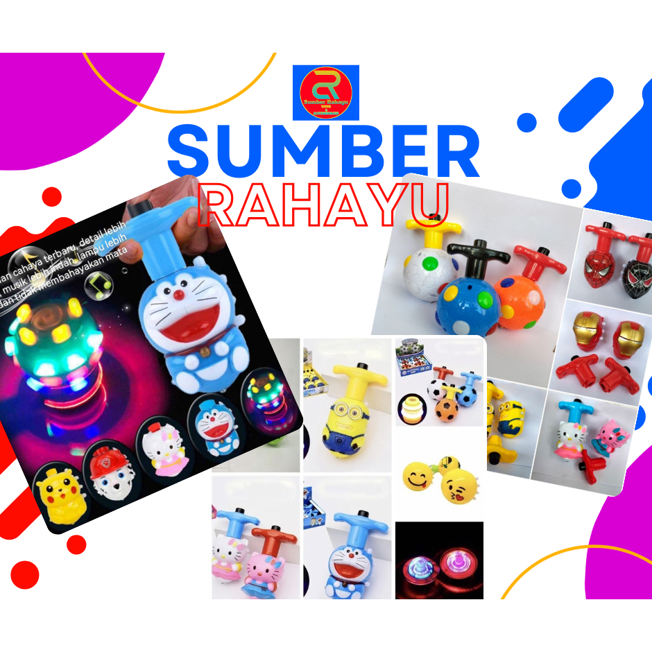 MAINAN ANAK GANGSING NYALA LAMPU - GANGSING KARAKTER NYALA