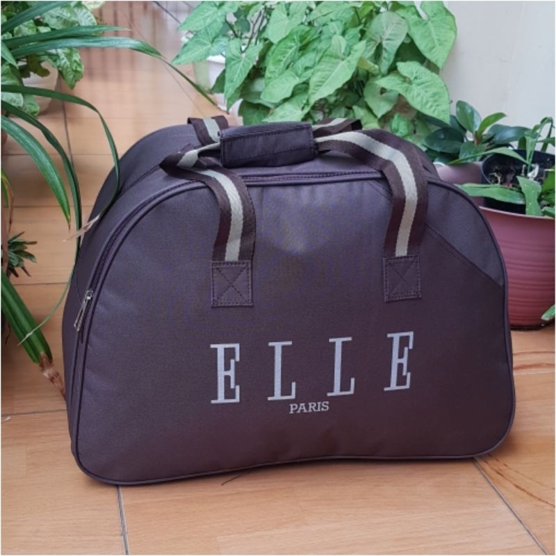 Tas Duffle Pakaian Motif Elle Keperluan Travelling Mudik Tas Jinjing Pakaian