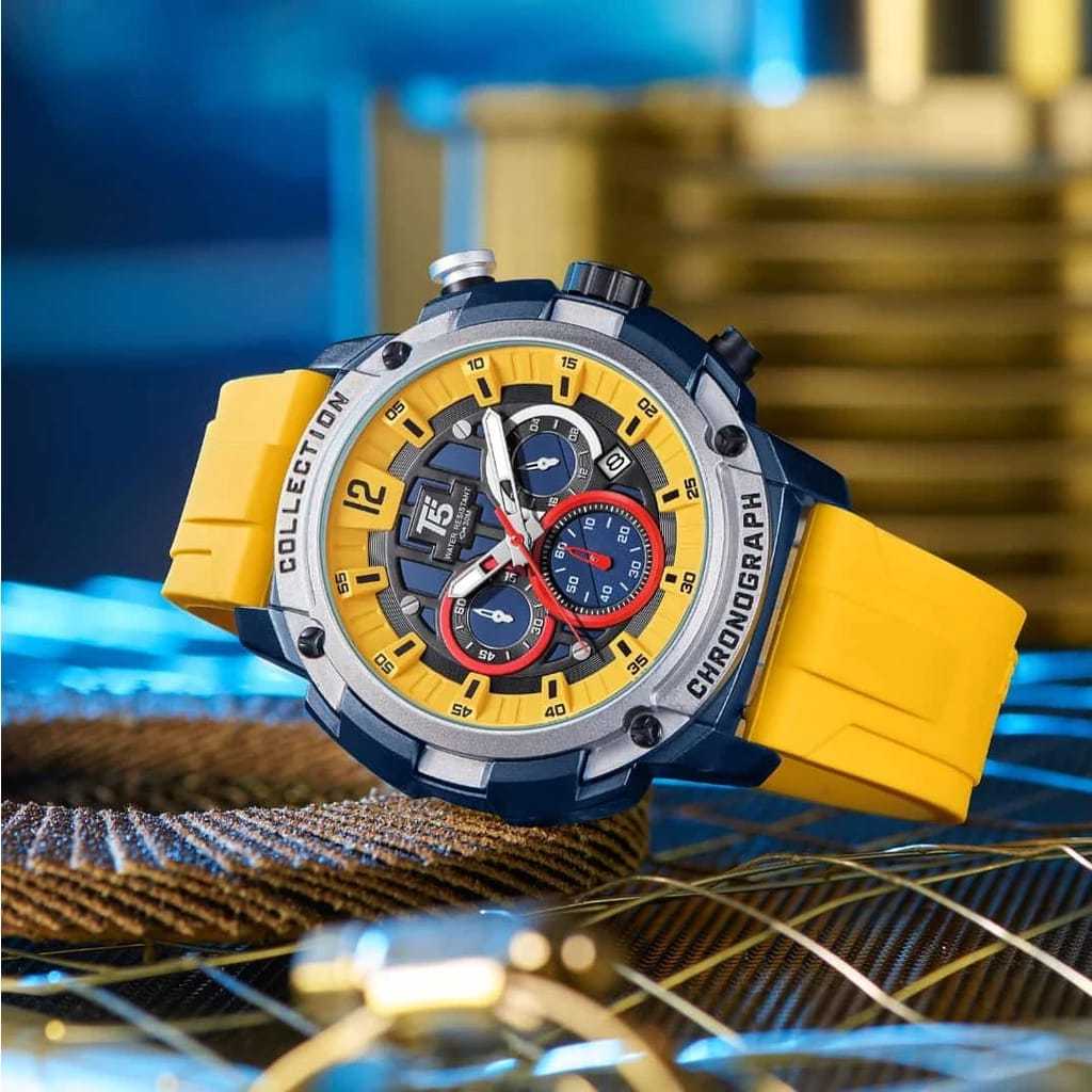 JAM TANGAN ANALOG CHRONOGRAPH T5 H 3926 ORIGINAL BERGARANSI WATER RESISTANT
