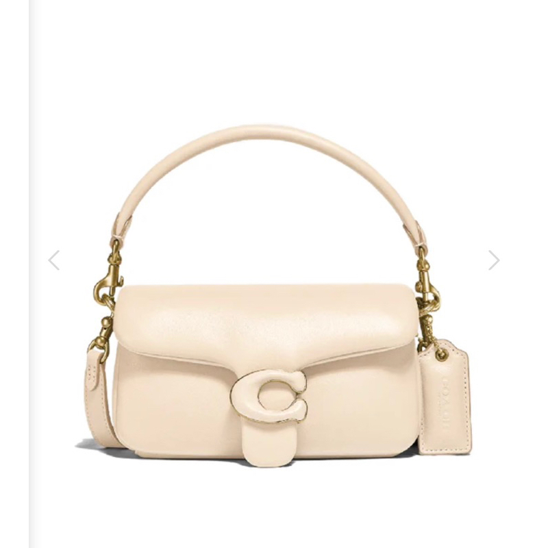 Coach Pillow Tabby Shoulder Bag 18 Ivory Original