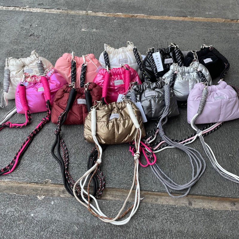 MURAH PUFFY WONTON + PRUSIK STRAP - ARCELL L SLINGBAG MINI PUFFY