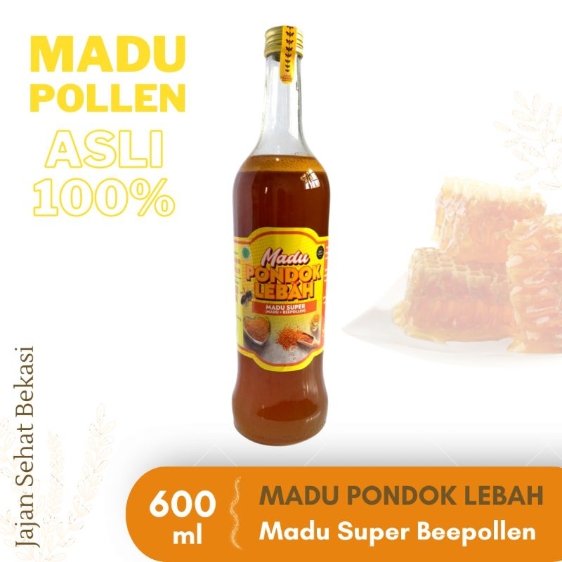 

Madu Asli 100% Mix Beepollen Super 600ml - Madu Pondok Lebah