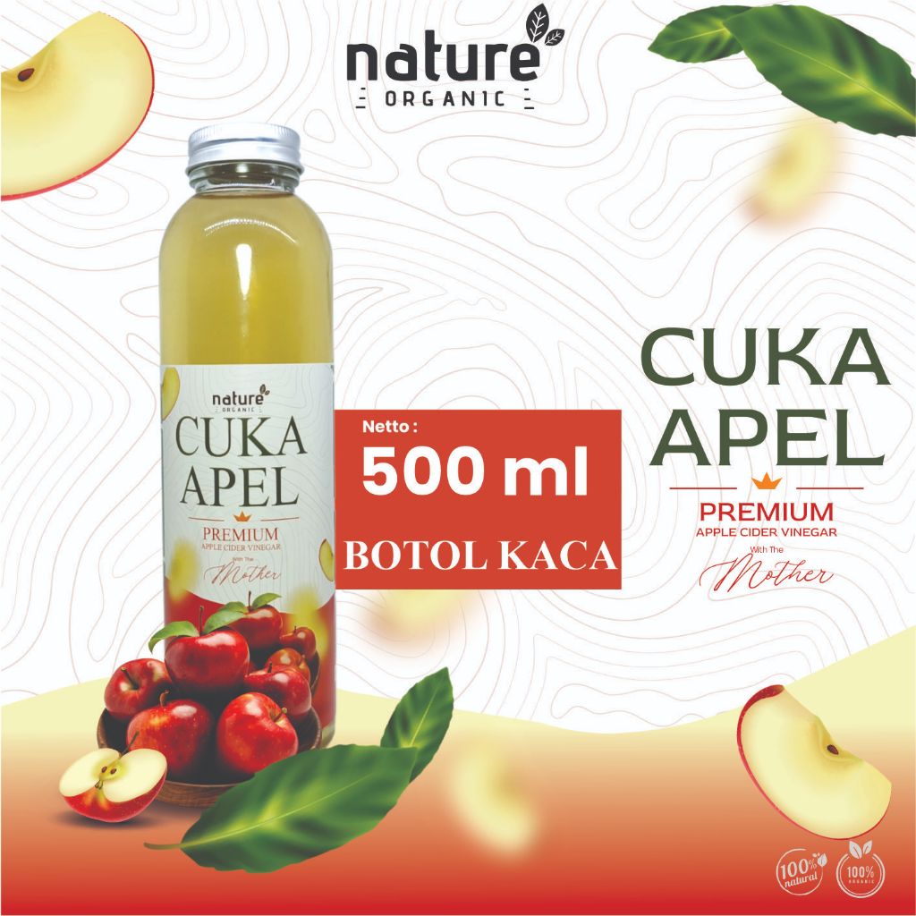 

NATURE ORGANIC BOTOL KACA CUKA APEL ORIGINAL 500 ML - DIET DETOKS - APPLE CIDER VINEGAR - MENGATASI PENCERNAAN MENAMBAH DAYA TAHAN TUBUH PRODUK HERBAL ALAMI 100% ASLI DAN ORIGINAL BISA UNTUK BAYI ANAK DEWASA REMAJA IBU HAMIL MANULA