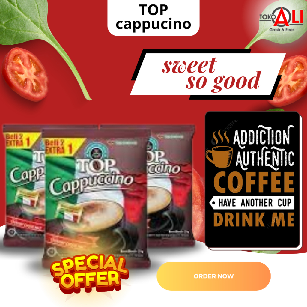 

Top Cappucino Caffee/Minuman Instant/Dengan Aroma Yang Pas