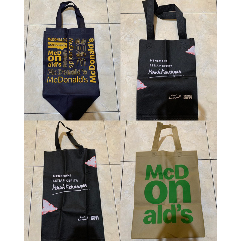 Tote Bag Kopi Kenangan / Janji Jiwa / McD / Hokben, etc