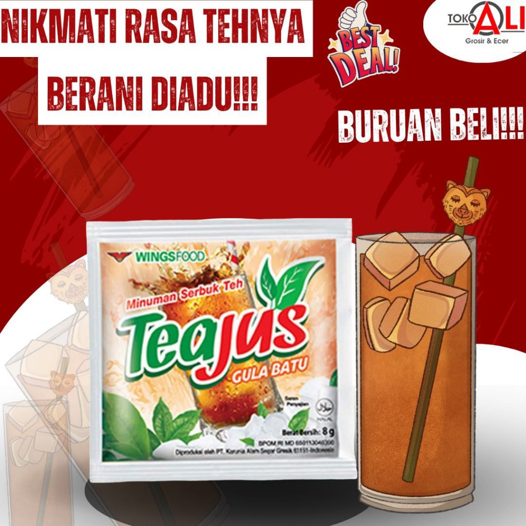 

Tea Jus Rasa Gula Batu/Minuman Instant