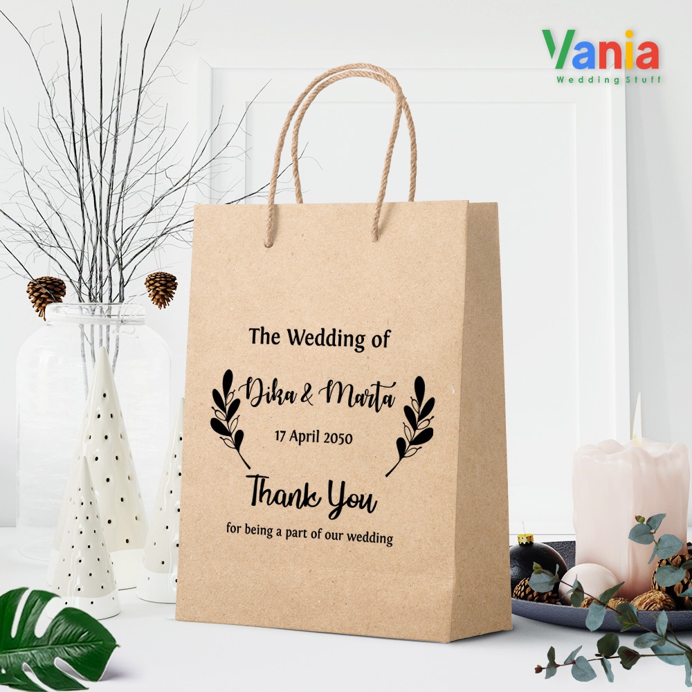 

Paperbag Mini Size 9 X 2,5 X 14,5cm - Custom Design Suka2 - Paper bag Pernikahan. Paperbag Wedding.Souvenir