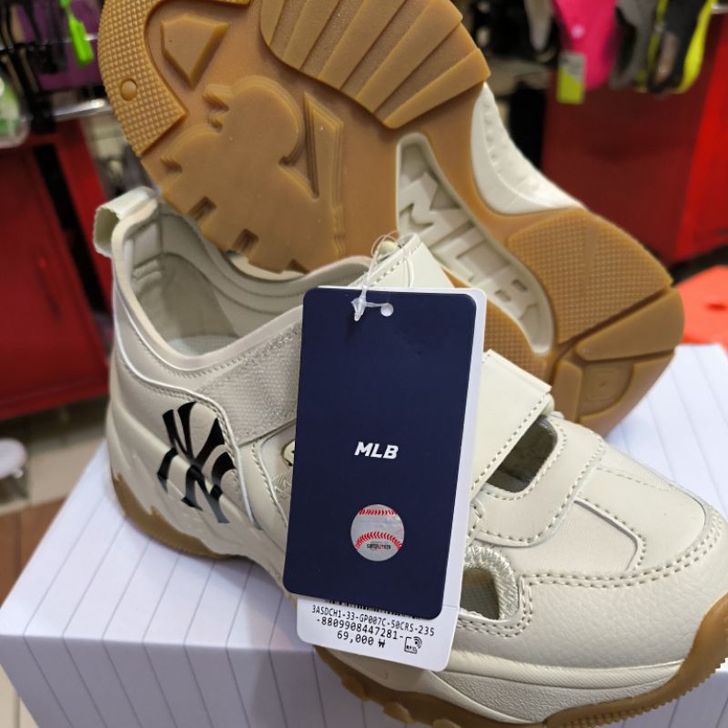 Sepatu MLB chunky mask NY sneakers cewek wanita