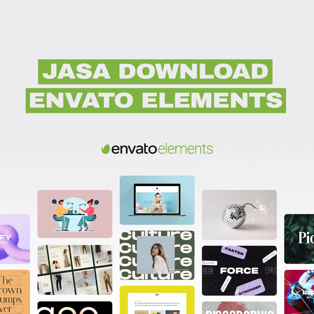 Jasa Download Envato Elements Premium | ALL Premium Assets - Tanpa Minimum Order