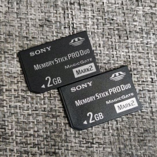 Sony Memory Stick Pro Duo 2GB Mark II Original Memory Card PSP Kamera