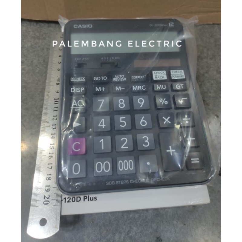

Kalkulator meja Casio DJ-120D plus 12 digit bisa check ulang