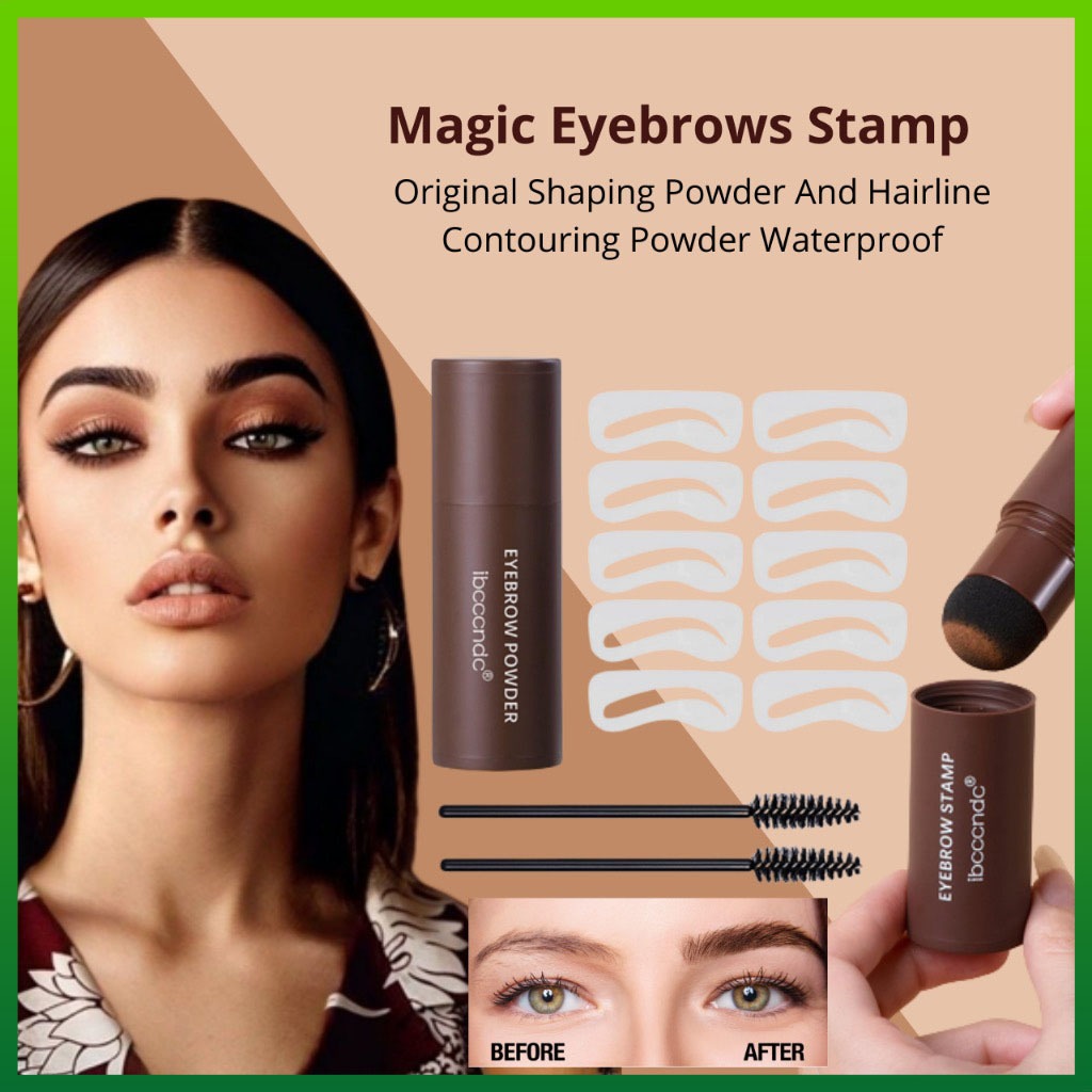 [ORI 100%] IBCCCNDC Eyebrow Powder Cetakan Alis Original Shaping Eyebrow Stamp Alis Stempel Alis Ins