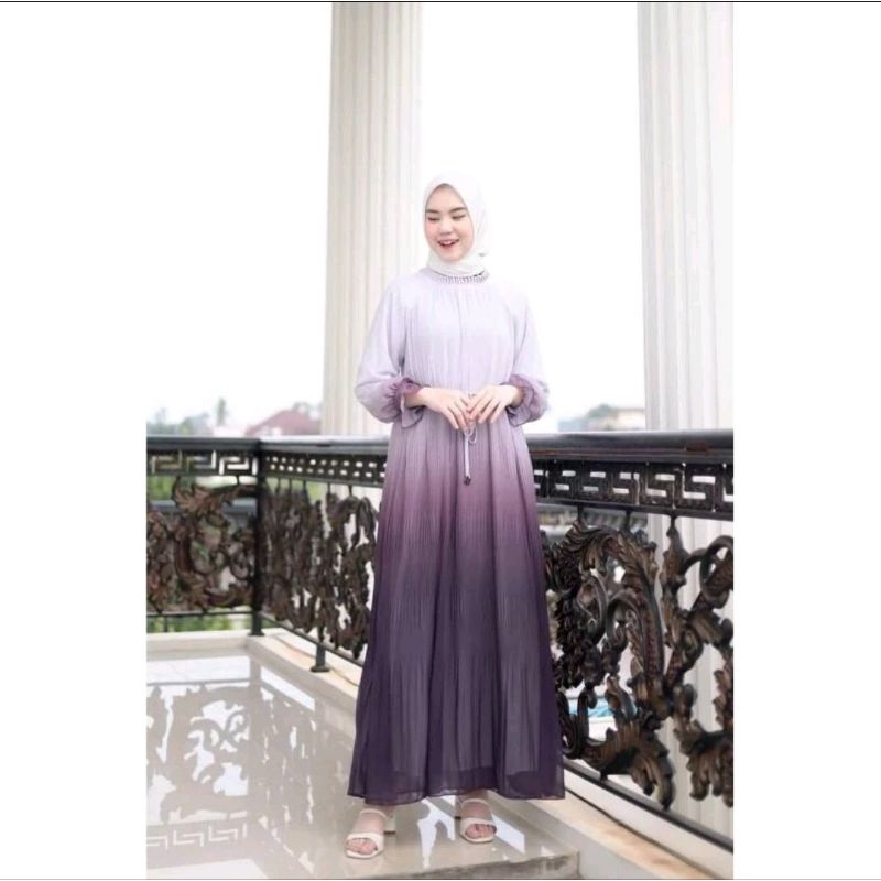 MAXI DRESS CARINA / MAXI DRESS MAXI DRESS SIMPLE ELEGAN JUMBO FASHION MUSLIM KEKINIAN DRESS MUSLIM L