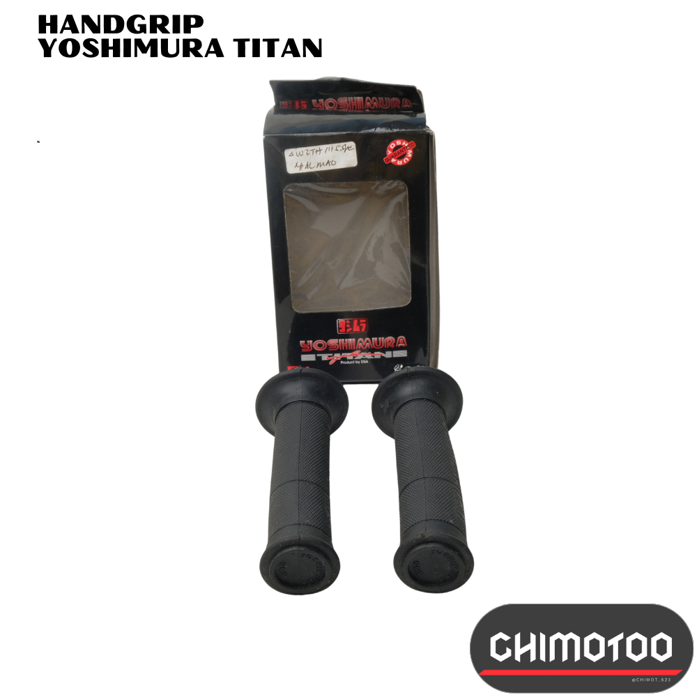 Handgrip Handfat Grip Hitam Polos Yoshimura Titan Universal Motor