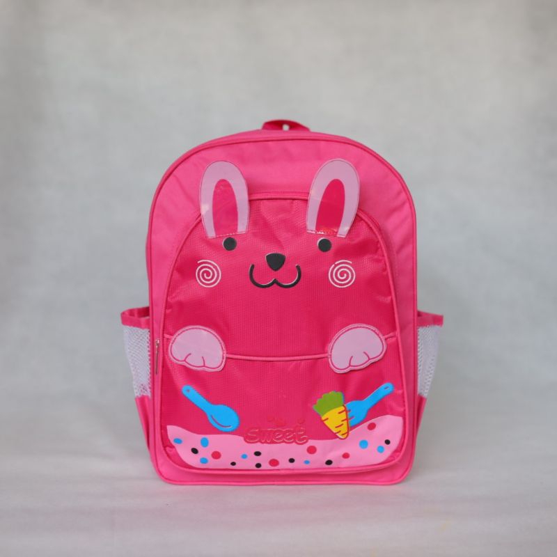 TAS SEKOLAH ANAK PEREMPUAN TK & SD KARAKTER GAMBAR KELINCI