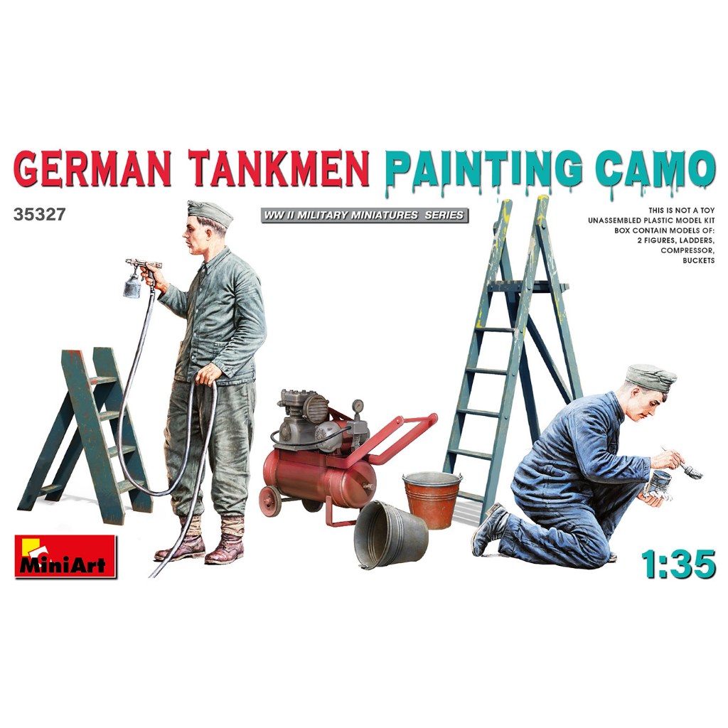 35327 MiniArt 1/35 : German Tankmen - Painting Camo