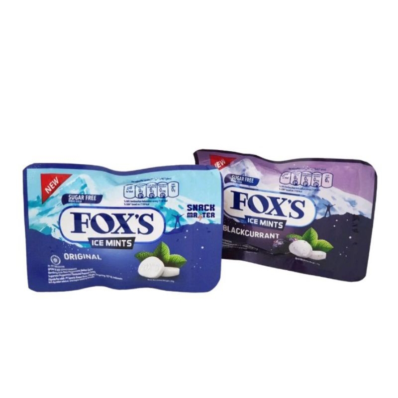 

PERMEN FOX'S ICE MINTS SUGAR FREE 25g EXP 2025