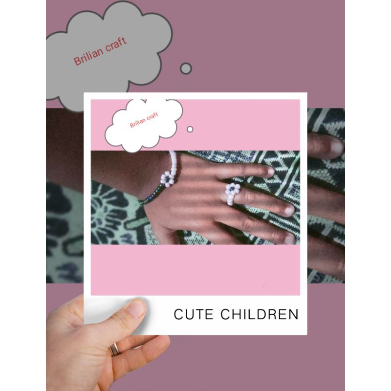 set gelang cincin/gelang korea/cincin korea