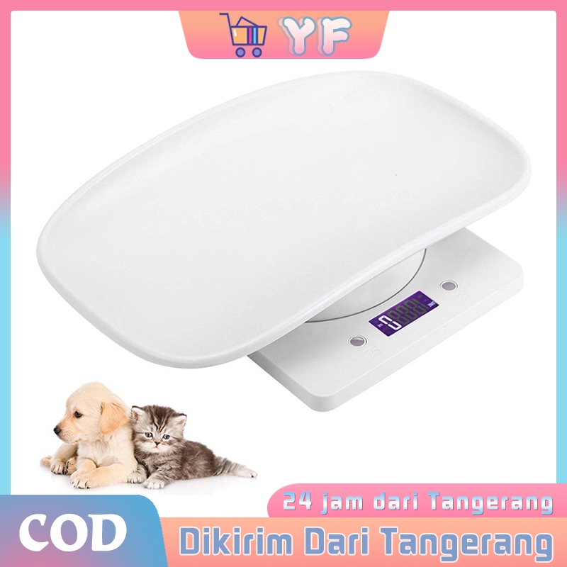 Timbangan Kucing Anjing Digital Timbangan Hewan Kucing Kapasitas Beban 10kg