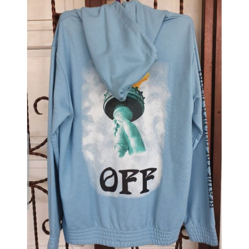 hoddie off white. ow new