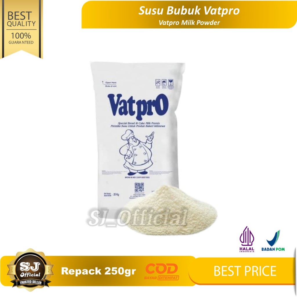 

Susu Bubuk VATPRO 250gr / Vat Pro Milk Powder BEST PRICE & BEST SELLER