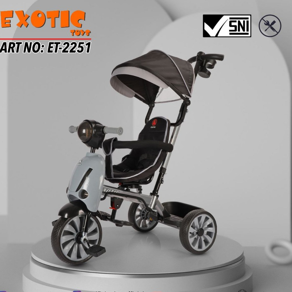 Sepeda Anak Roda 3 Exotic ET-2251