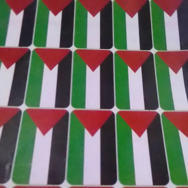 

Stiker pipi bendera palestina satuan