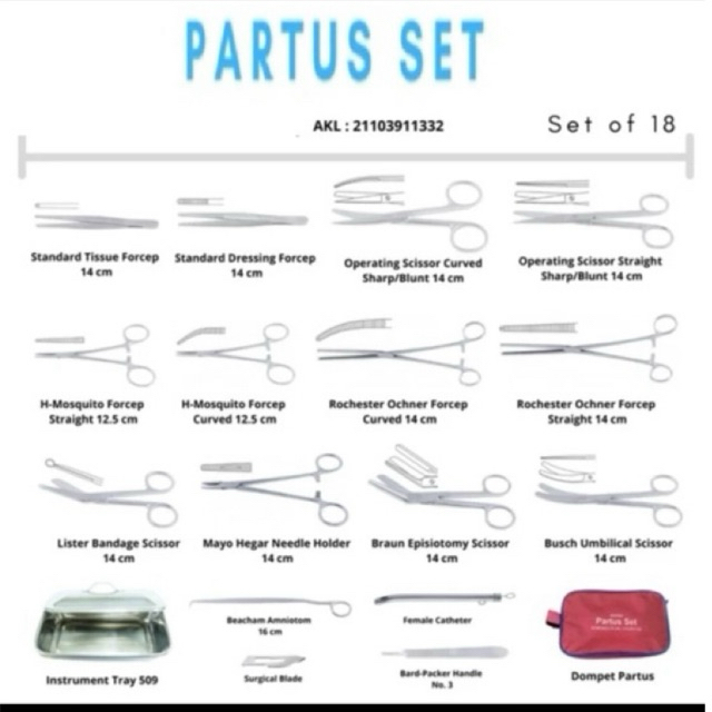 PARTUS SET / PARTUS INSTRUMENT SET