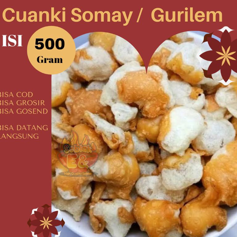 

XPRESS BISA COD Cuanki siomay atau gurilem atau batagor 5 gr cuankie toping baso aci seblak bakso