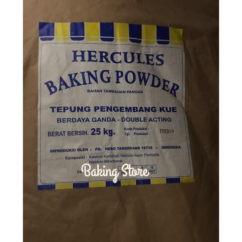 

55 COD Baking Powder Hercules Double Acting BPDA Hercules Rep 25gr