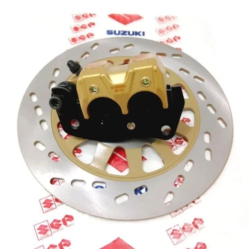 piringan cakram+kaliper belakang suzuki satria 2tak hiu,satria hiu lumba