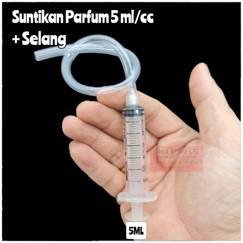 SUNTIKAN PARFUM 5 ML + SELANG / SYRINGE + SELANG ( SUNTIKAN + SELANG ) / SUNTIKAN PARFUM FREE SELANG