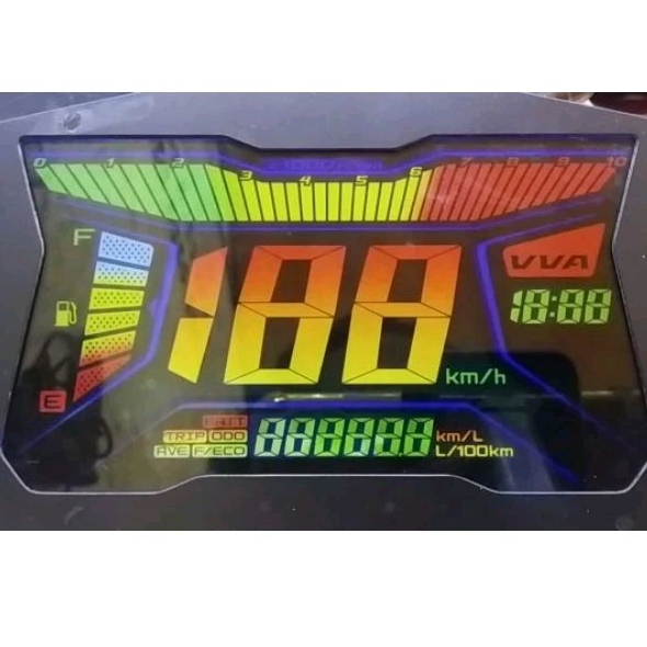 Polarizer Custom Speedometer Aerox