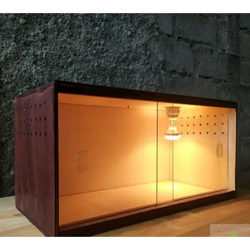 Premium Kandang Tera/ terrarium Reptil / kurakura / hamster 80x40x40cm