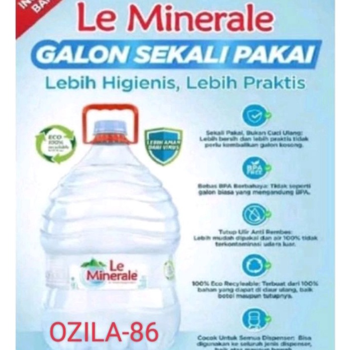 

MEGA SALE Le Minerale galon isi 15 Liter