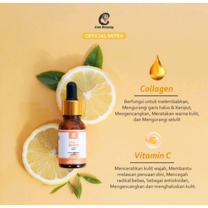 SERUM COLLAGEN CAN BEAUTY/ SERUM PEMUTIH CAN BEAUTY/serum collavit collagen/collavit C serum collage