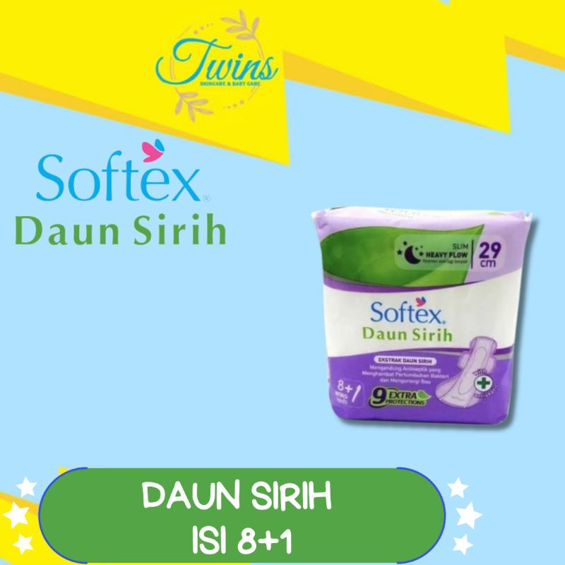 SOFTEX DAUN SIRIH NIGHT 29CM (ISI 8+1)