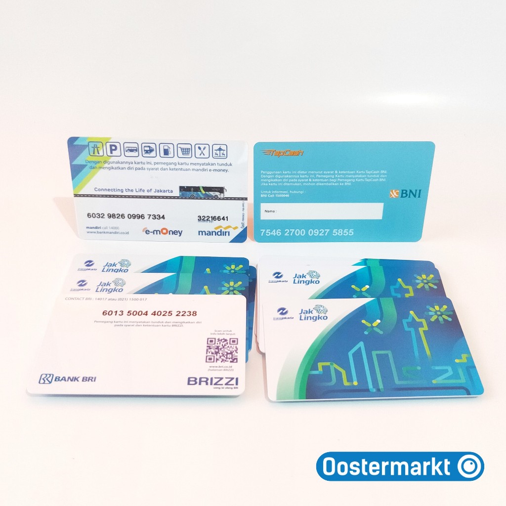 Kartu eMoney / Flazz Gen 2 / Brizzi / TapCash versi JakLingko