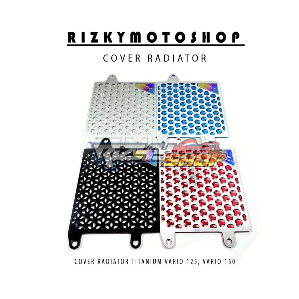 LIVE - COVER RADIATOR HRC TITANIUM VARIO 125 LED OLD VARIO 150 LED OLD VARIO 110 VARIO 125 NEW VARIO